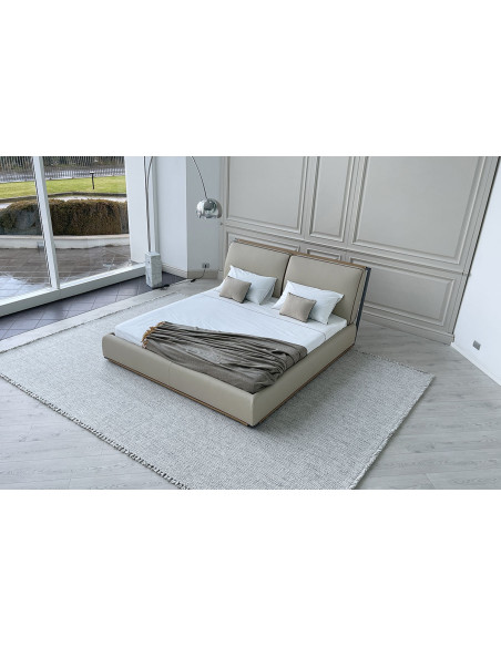 Letto Adam in pelle beige (Offerta Expo) Giorgetti - 4
