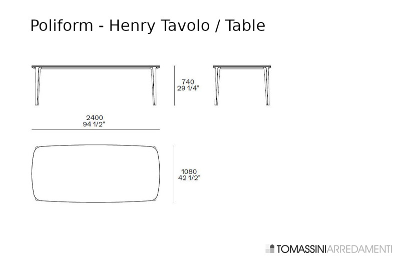 Tavolo Henry in marmo Calacatta (Offerta Expo) Poliform - 8