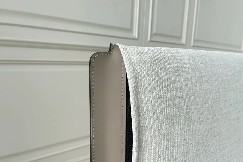 Yume Bed in Sand-Colored Fabric (Expo Offer) Poliform - 5