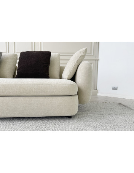 Saint-German Boomerang Sofa in Fabric (Expo Offer) Poliform - 4
