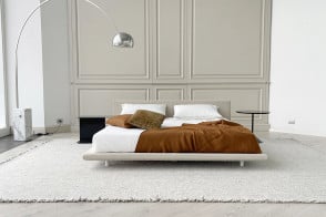 Letto Chemise Bed in pelle beige (Offerta Expo) Living Divani - 6 2