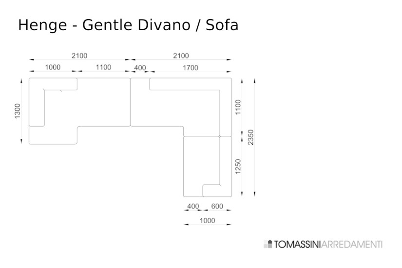Divano Gentle Beige (Offerta Expo) Henge - 8