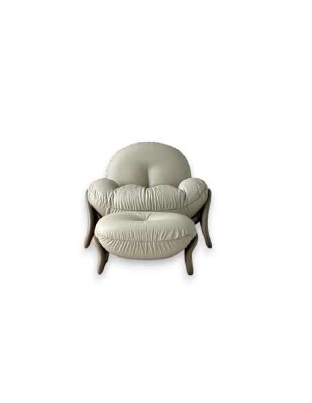 Squash Beige Armchair (Expo Offer) Poltrona Frau - 7