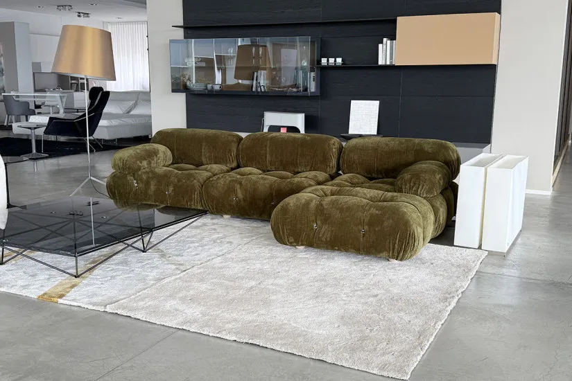 Camaleonda Olive Green Sofa with 4 Elements (Expo Offer) B&B Italia - 3