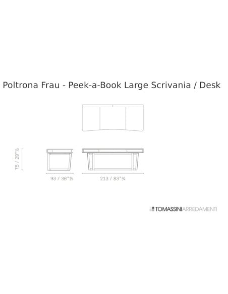 Peek-a-Book Bureau noir (Offre Expo) Poltrona Frau - 9