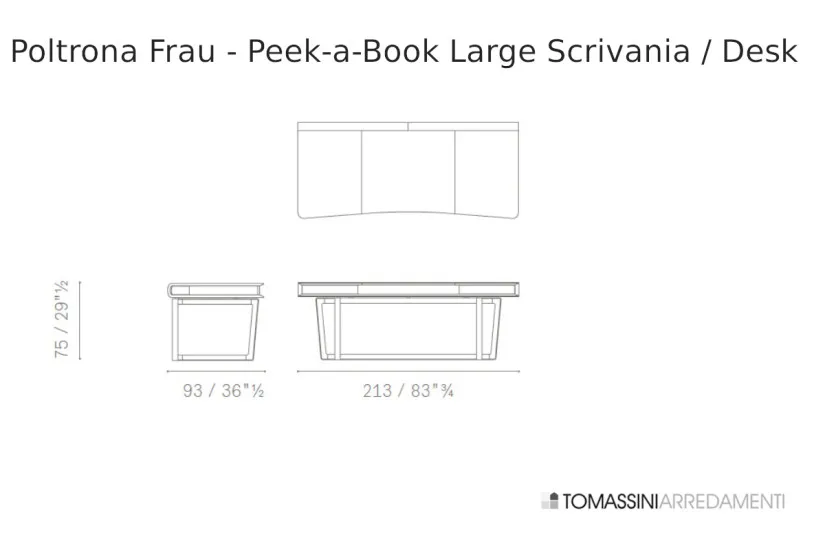 Peek-a-Book Black Desk (Expo Offer) Poltrona Frau - 9