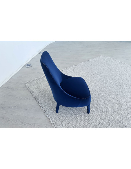 Fauteuil Bergère Febo bleu (Offre Expo) Maxalto - 3