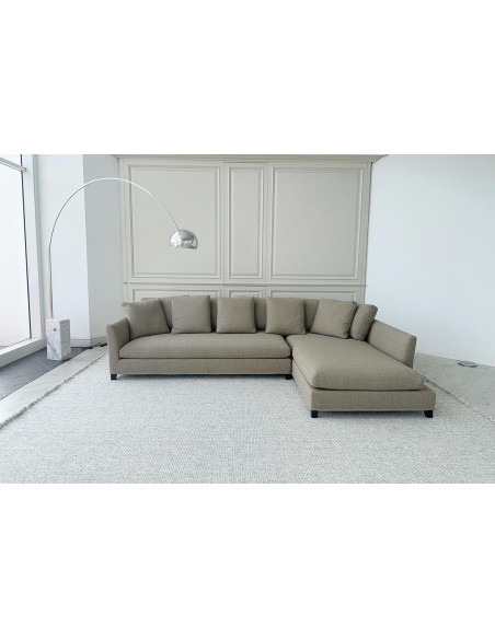 Victor Large Brown Sofa (Expo Offer) Flexform - 1