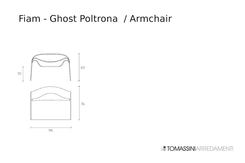 Poltrona Ghost vetro (Offerta Expo) Fiam - 10