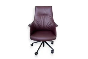 Archibald Task Executive Bordeaux Armchair (Expo Offer) Poltrona Frau - 6