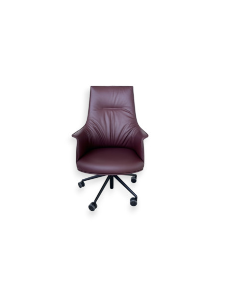 Archibald Task Executive Bordeaux Armchair (Expo Offer) Poltrona Frau - 6