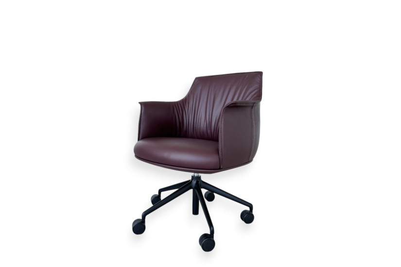 Poltrona Archibald Task Managerial bordeaux (Offerta Expo) Poltrona Frau - 6
