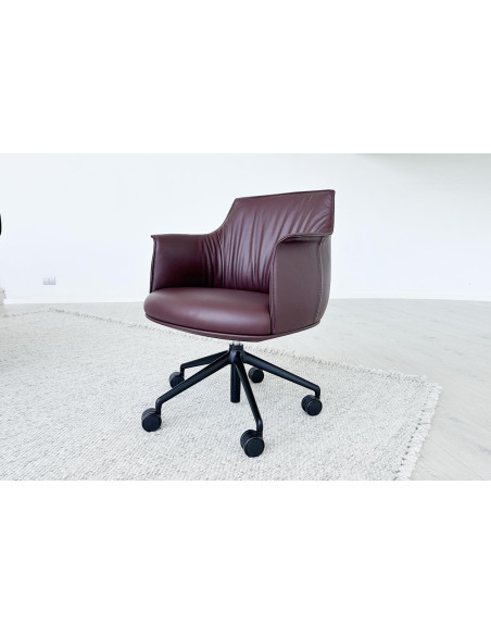 Poltrona Archibald Task Managerial bordeaux (Offerta Expo) Poltrona Frau - 1