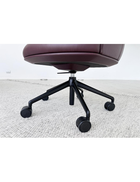 Poltrona Archibald Task Managerial bordeaux (Offerta Expo) Poltrona Frau - 4