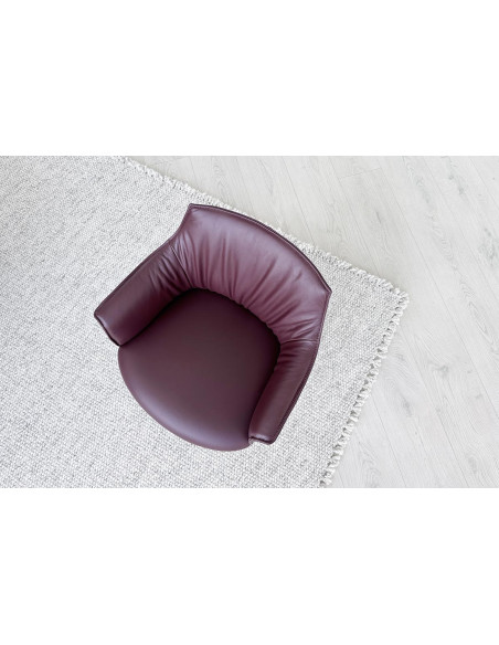 Poltrona Archibald Task Managerial bordeaux (Offerta Expo) Poltrona Frau - 5
