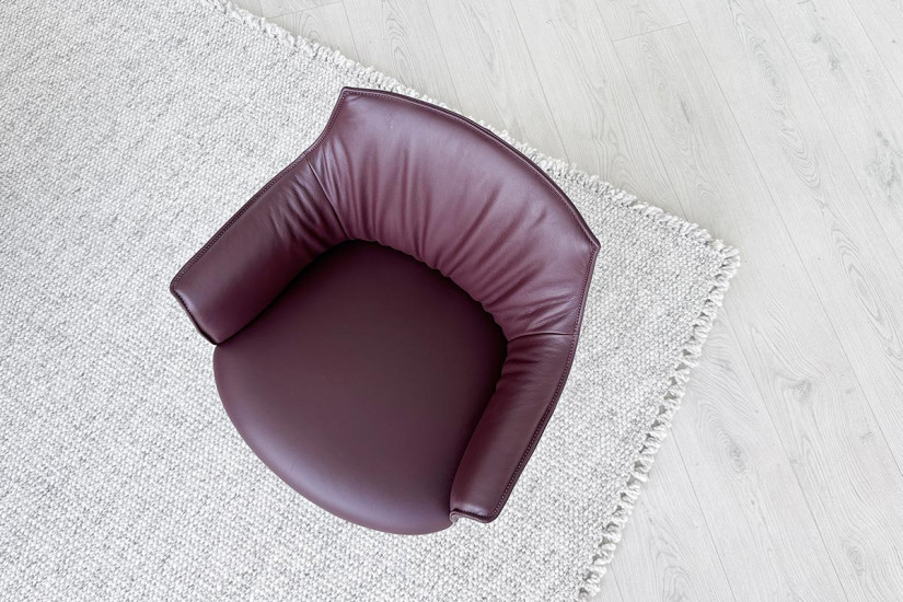 Poltrona Archibald Task Managerial bordeaux (Offerta Expo) Poltrona Frau - 5
