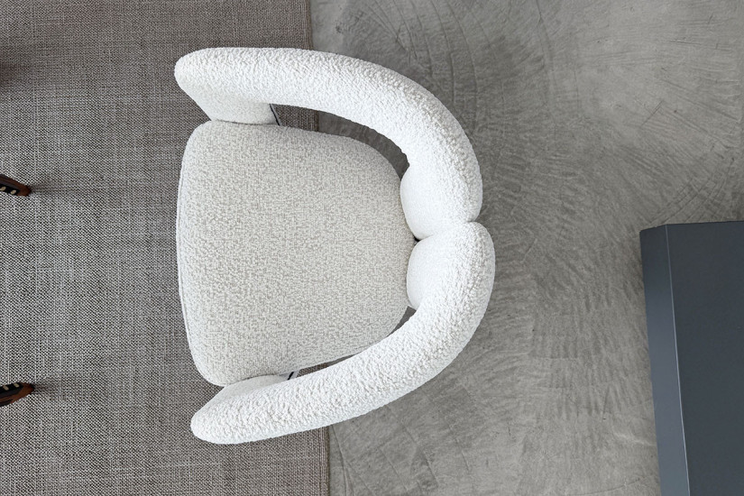 Dudet White Fabric Chair (Expo Offer) Cassina - 4