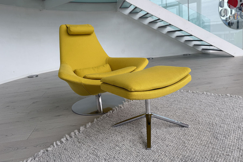 Poltrona Metropolitan gialla (Offerta Expo) B&B Italia - 3