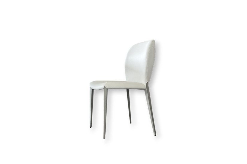 Chaise Nancy ML en cuir blanc (Offre Expo) Cattelan Italia - 8