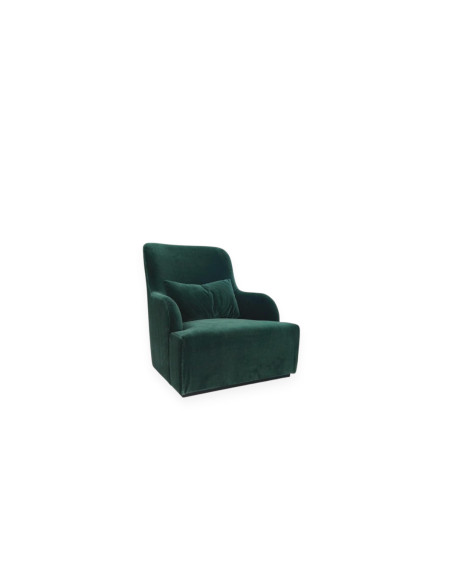 Meridiani Liu Skin Dark Green Velvet Armchair (Expo Offer) | Online Shop