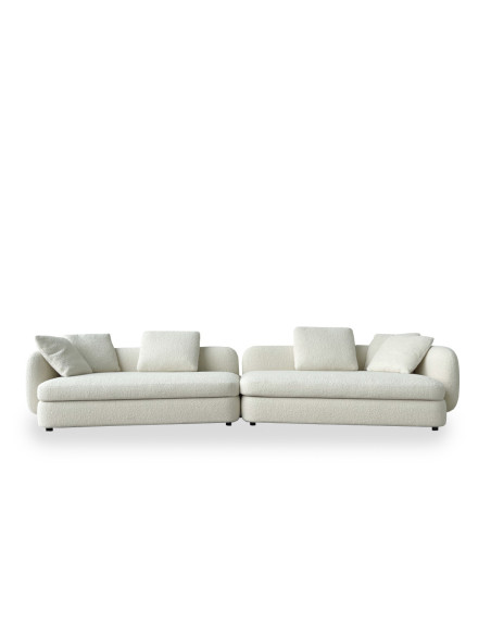 Divano Saint-Germain in tessuto bianco (Offerta Expo) Poliform - 6