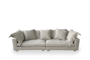 Canapé Nebula Nine en lin clair (Offre Expo) Diesel with Moroso - 6