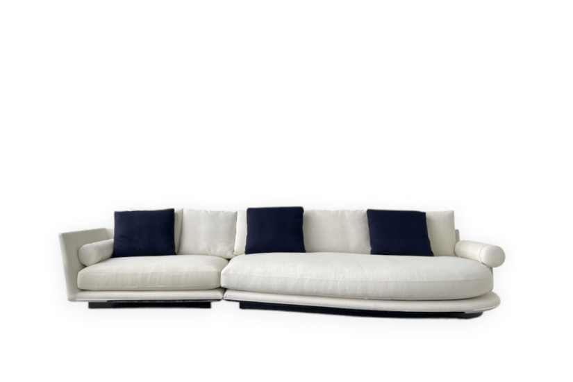 Noonu White Fabric Sofa B&B Italia - 5