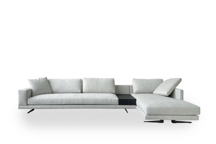 Divano Mondrian in tessuto grigio (Offerta Expo) Poliform - 6