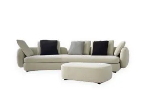 Saint-Germain Boomerang Sofa in Fabric (Expo Offer) Poliform - 6