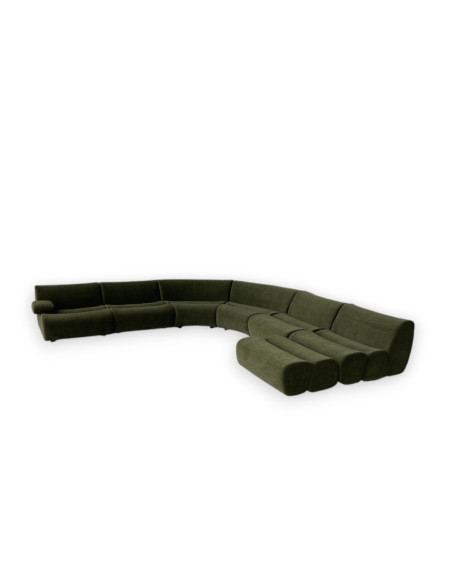 Divano Ernest in tessuto verde (Offerta Expo) Poliform - 7