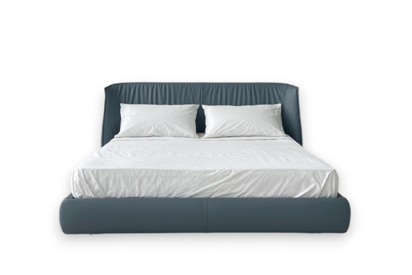 Letto Archibald in pelle blu (Offerta Expo) Poltrona Frau - 8