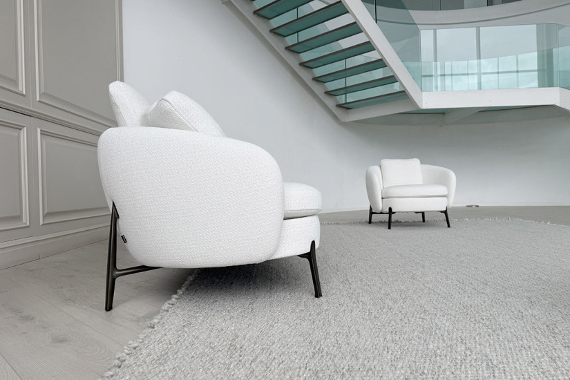 Divano Orbis bianco (Offerta Expo) Poliform - 3