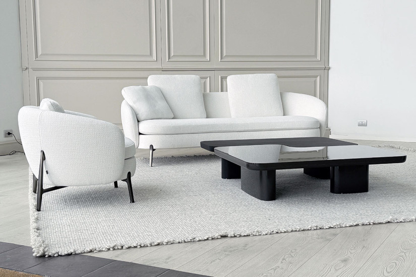 Divano Orbis bianco (Offerta Expo) Poliform - 5