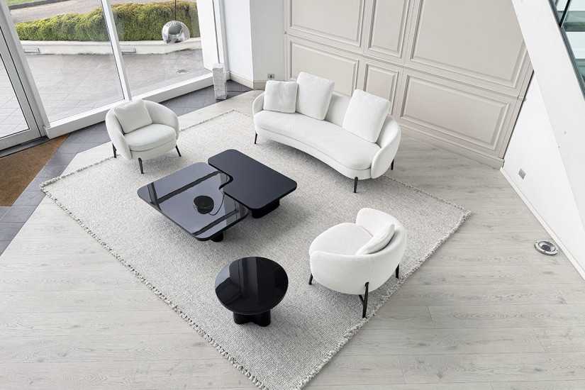 Divano Orbis bianco (Offerta Expo) Poliform - 6