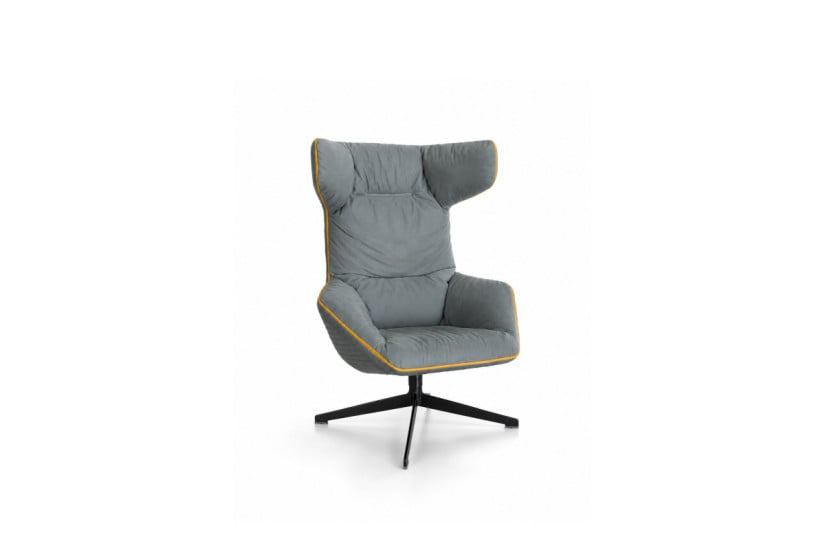 Fauteuil Take a Line for a Walk gris (Offre Expo) - Moroso