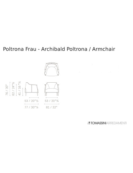 Archibald Armchair (Expo Offer) Poltrona Frau - 6