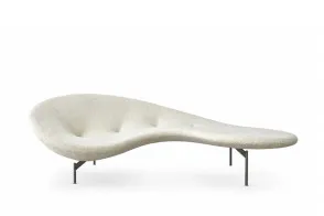 Divano Eda-Mame in tessuto beige chiaro B&B Italia - 6