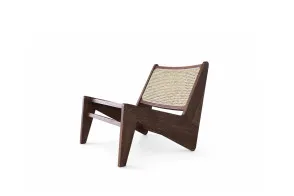 Cassina Kangaroo Oak Stained Dark Walnut Armchair (Expo Offer)