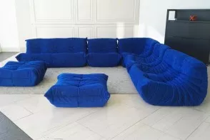 Canapé Togo bleu (Offre Expo) Ligne Roset - 8 2