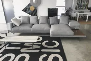 Divano Dock in tessuto grigio (Offerta Expo) - B&B Italia 2