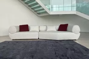 Naviglio White Fabric Sofa (Expo Offer) B&B Italia - 5 2