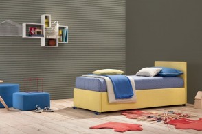 Letto imbottito di Design completo di materasso 2