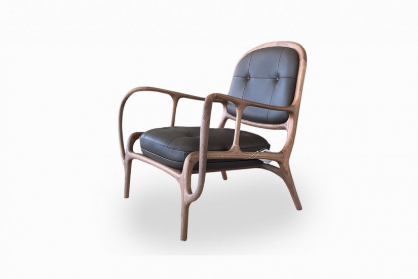 Fauteuil Twenty Two en cuir (Offre Expo)