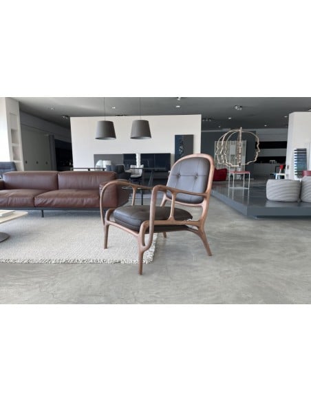 Fauteuil Twenty Two en cuir (Offre Expo)