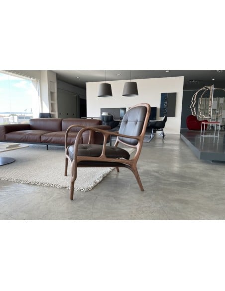 Fauteuil Twenty Two en cuir (Offre Expo)