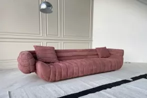 Tactile Bordeaux Leather Sofa (Expo Offer) Baxter - 6 2