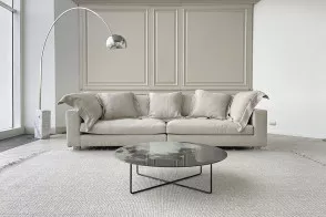 Nebula Nine Light Linen Sofa (Expo Offer) Diesel with Moroso - 6 2