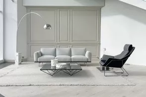 Divano Happy Jack in tessuto grigio chiaro (Offerta Expo) Poltrona Frau - 7 2