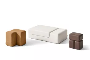 Soft Corners Pouf 2