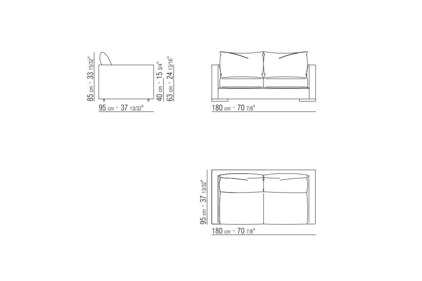 Magnum 2-seater Sofa (Expo Offer)